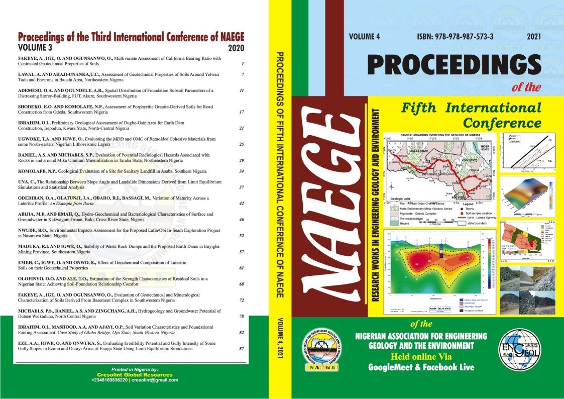 Proceedings of the fifth international conference of the NAEGE