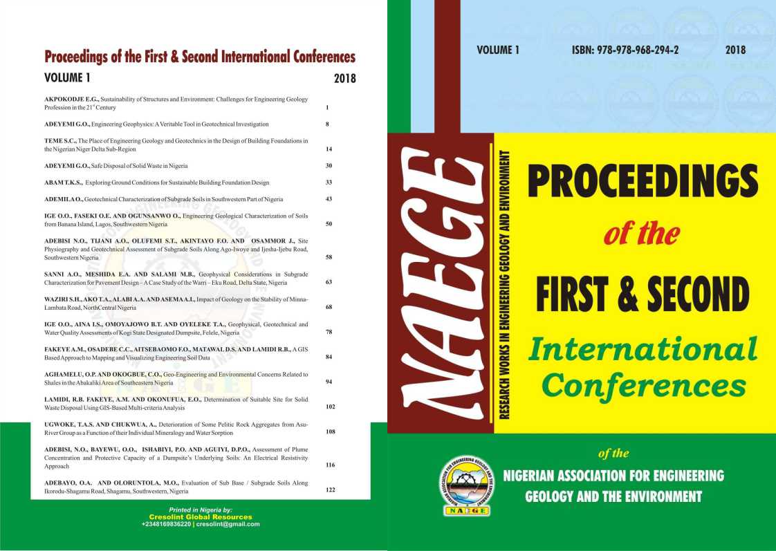 Proceedings of the first and second international conference of the NAEGE